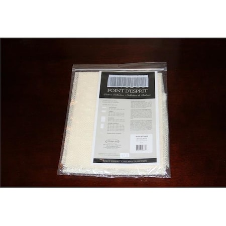 Heritage Lace Heritage Lace 8610E-6015 Point D Esprit Valance; Ecru - 60 x 15 in. 8610E-6015